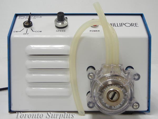 Millipore XX 80 000 000 Peristaltic Pump with Masterflex Cole-Parmer XX 80 000 04 Pump Head, 6-600RPM, 115V 
