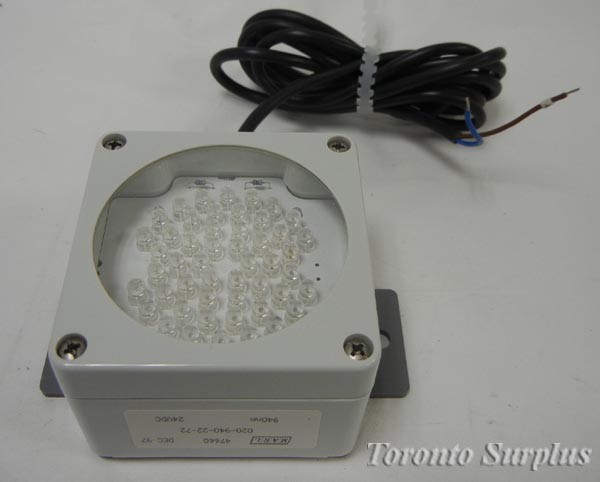 Marl 020-940-22-72 24V IR Infrared LED Light Source, 940nm, 24VDC, Brand New / NOS 