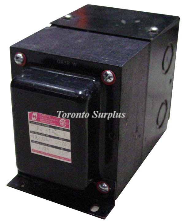 120/240V Pri. 12/24V Sec. 250va Hammond EJ 4E! / EJ4EA Control Transformer (Default)