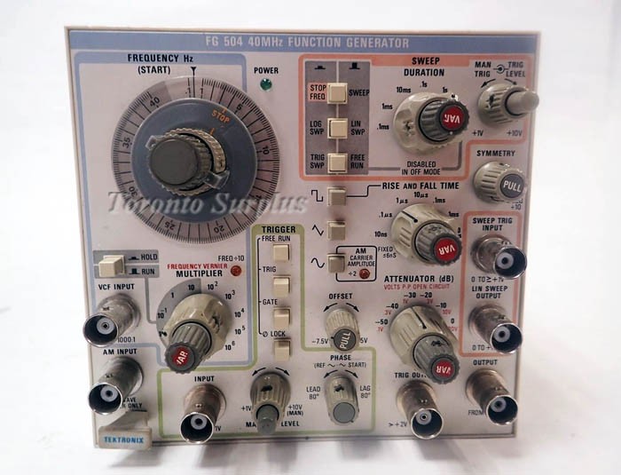 Tektronix FG504 Sweep Function Generator, 40 MHz