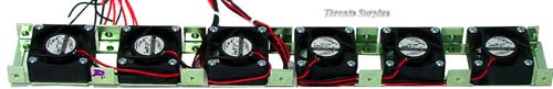 Adda AD0412HB-D50 DC Brushless 6 Fan 12V DC, 0.12A Assembly