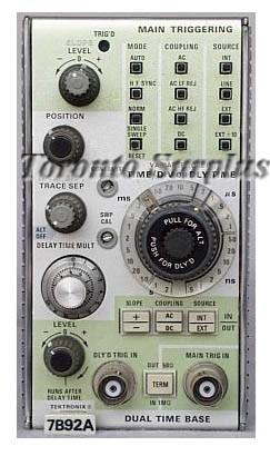 Tektronix 7B92A Dual Time Base Plug-In