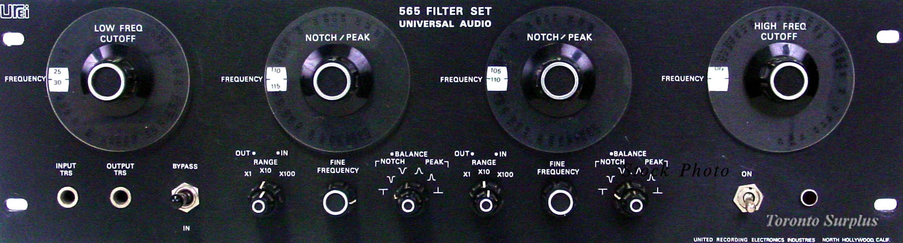 UREI / United Recording Electronics Industries 565 / 898T Filter Set / Little Dipper