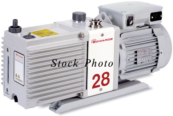 Edwards E2M28 Dual Stage Rotary Vane Vacuum Pump 