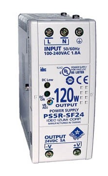 Idec PS5R-SF24 / PS5R Slim Line Series Switching Power Supply 120W, 24VDC, 5A