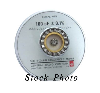 General Radio 1406-D / 1406D Coaxial Capacitance Standard