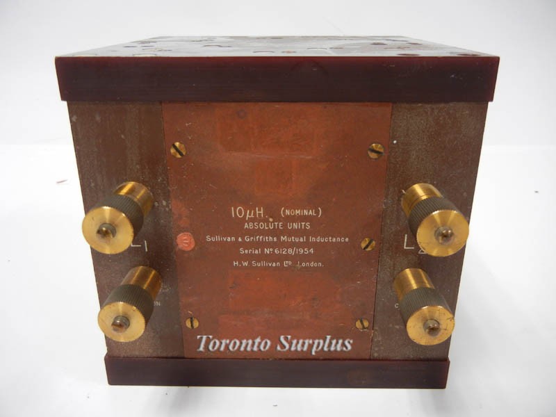 H W Sullivan & Griffiths Inductance Standard 10µH