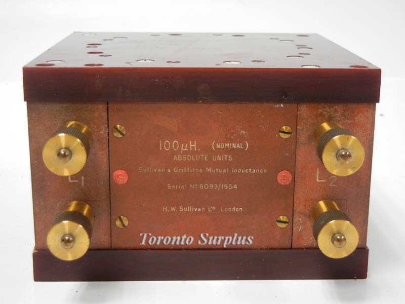 H W Sullivan & Griffiths Inductance Standard 100µH