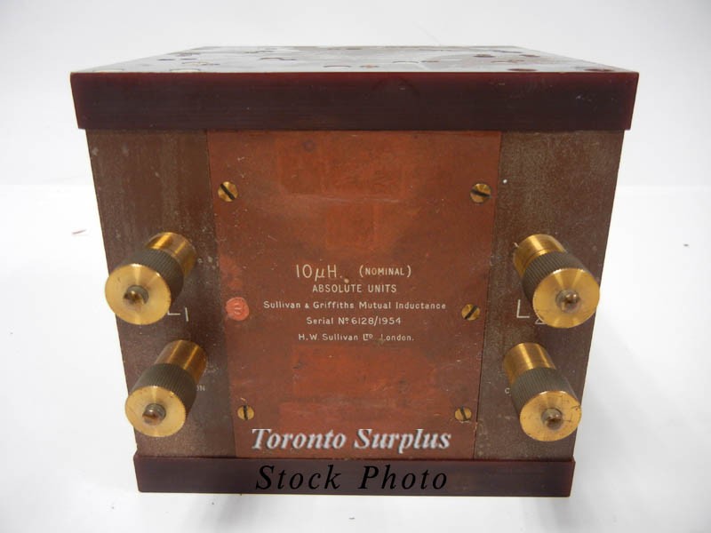 H W Sullivan & Griffiths Inductance Standard 50µH