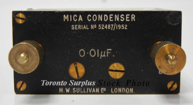H W Sullivan & Griffiths 0.009µF Mica Condenser