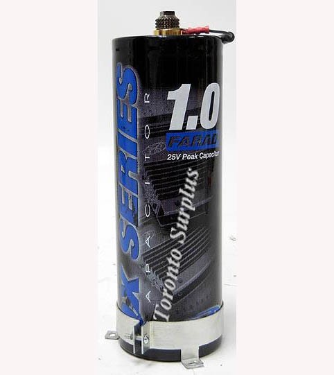 QX Series 1.0 Farad 25V Peak Capacitor