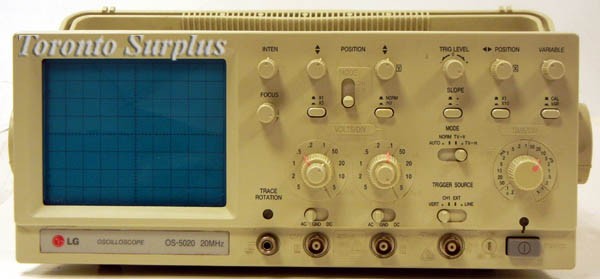 LG Precision CS-5020 Oscilloscope 20 MHz