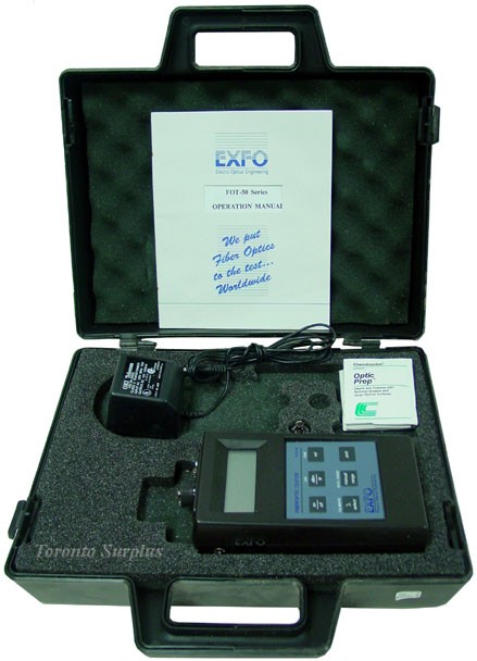 EXFO-50 Series FOT-50 Fiberoptic Power Meter