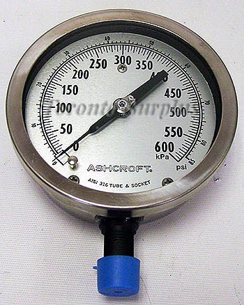 Ashcroft 45-1009-S-04L-600KP General Service Gauge BNIB rm