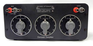 General Radio 1450-TB, 1450 TB, 600 Ohm Step Decade Attenuator