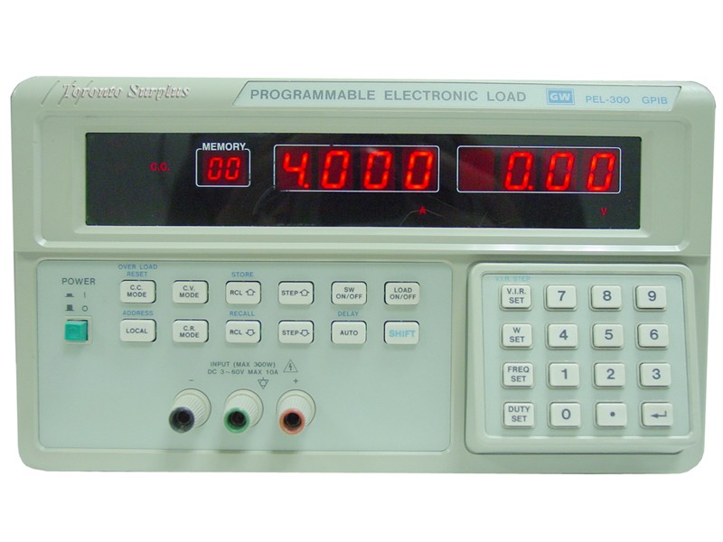 GW Instek PEL-300 GPIB Programmable Electronic Load