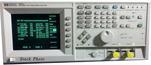 HP / Agilent 5372A Frequency & Time Interval Analyzer with OPT 030 Channel C, 100MHz to 2GHz