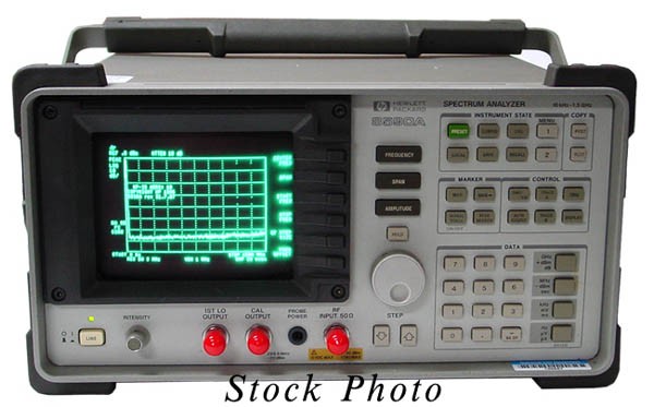 HP 8590A / Agilent 8590A Portable Spectrum Analyzer with OPT 023 RS232C Interface, 9kHz - 1.5GHz 