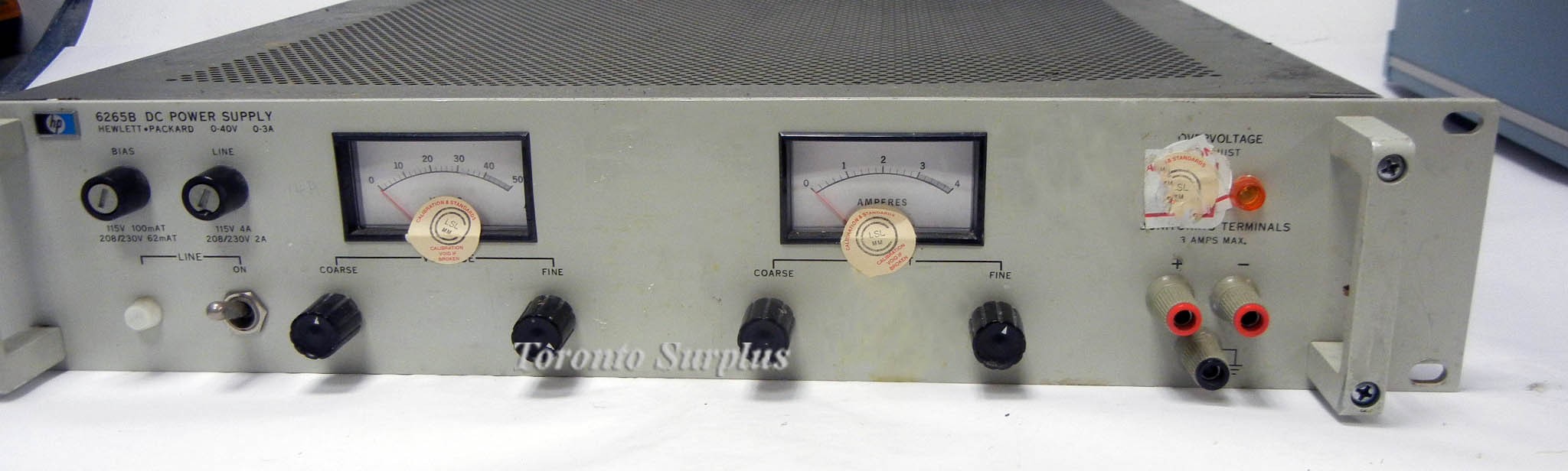 a 40V, 3A HP 6265B / Agilent 6265B Power Supply, 0-40 VDC, 0-3 Amp