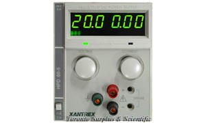 a 60V, 5A Xantrex HPD 60-5 Dual Regulated DC Power Supply 0-60 VDC, 0-5 Amp, 300 W (In Stock) z1 