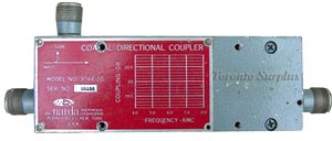 Narda Microline 3044-20 Directional Coupler, 4.0 to 8 GHz, -20 dB, Type N Connectors