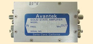 Avantek UA9-1607N Solid State Amplifier, 2-400MHz
