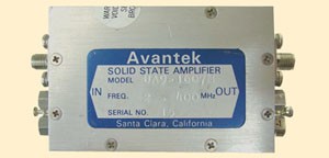 Avantek UA9-1607N Solid State Amplifier, 2-400MHz