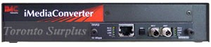 IMC / BlackBox Networks iMc/1 iMedia Chassis & MM850 / LMC610C-ST McPIM, Fiber Optic to 10 Base T Converter Module