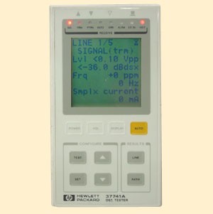 HP 37741A / Agilent 37741A DS1 Tester / Hand Held T1 Test Set with AC Adapter/Charger (In Stock) z1
