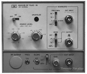 HP 86222B / Agilent 86222B Sweep Oscillator / RF Plug-in .01-2.4GHz - NEW/NOS!!  for 8620C Mainframe and 8350B Mainframe