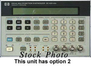 HP 8904A / Agilent 8904A Multifunction Synthesizer (DC-600kHz)