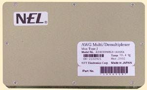NTT NEL A0408FHMLS-A448A  Arrayed-Waveguide Grating Multi/Demultiplexer AWG MUX/DEMUX