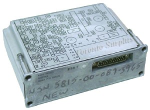 Futuronics Corporation MD-522A/GRC Radio Teletypwriter Modem - Receiver Module, NSN: 5815-00-089-3965, P/N: 583323