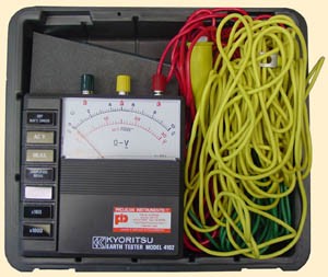Kyoritsu 4102 Earth Tester Resistance And Voltage Meter