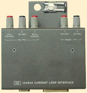 HP 10284A / Agilent 10284A Current Loop Interface, 20mA, 60mA, with an RS-232 and an LPT1 port.