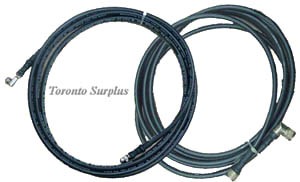 RG-213/U RG213 MIL SPEC - 2 x Coaxial Cables N-N & TNC-TNC approx. 15' each
