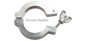 Kurt J. Lesker QF40-150-C / MDC 701002 QF Cast Aluminium Clamp, Hinged w/ Thumb Screw for 1 1/2 Tube O.D. QF Components"