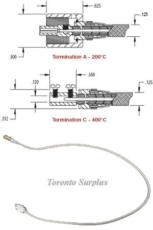 MDC ISI  9931203 24" In Vacuum Coaxial Cable