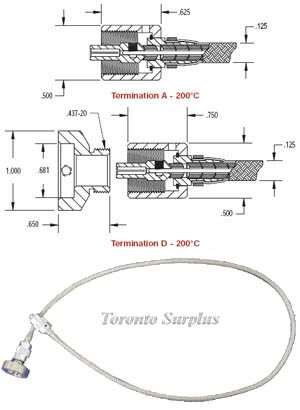 MDC ISI  9931204 24" In Vacuum Coaxial Cable