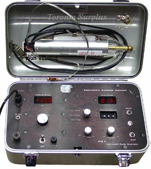 Experimental Physics EXP X High Voltage Electrostatic Discharge Simulator with Electro-Metrics D-15 Probe