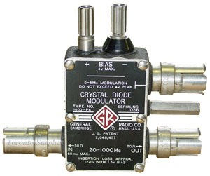 General Radio 1000-P6 / 1000P6 GenRad Crystal Diode Modulator 20 MHz - 1 GHz