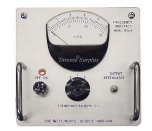 Cox Instruments 752A-1 Frequency Indicator