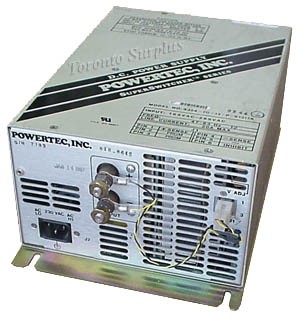 as  24V,  70A Powertec Inc. 9J24-70-13-P-S1317A SuperSwitcher Series DC Power Supply, Switching Type - 24 VDC, 70 Amp