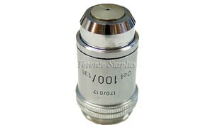 zo Leitz / Leitz Wetzlar Oel 100/1.30 170/0.17    A 301980 Microscope Objective - TSS#GSO29