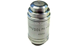 zo Leitz / Leitz Wetzlar 170/0.17   Pl Apo Oel 100/1.32   C 13564 Microscope Objective - TSS#GSO35