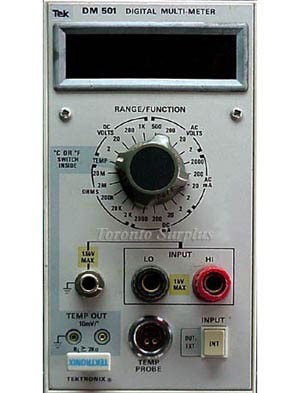 Tektronix DM501 Digital Multimeter Plug-in