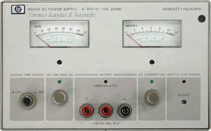 a  60V,  10A HP 6024A / Agilent 6024A DC Power Supply, Autoranging Bench 0-60 V, 0-10 Amp, 200 Watt