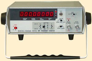 Racal Dana 9916 UHF Frequency Counter 520 MHz, Portable Communication Counter