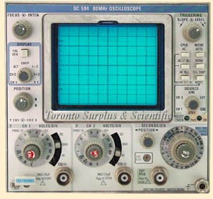 Tektronix SC504 Oscilloscope, 80 MHz Dual Trace