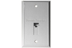 Armiger - Telephone Jack Cover, Wall Phone Jack, WallPlate, Wall Plate - Standard Beige Jack (NOS) (In Stock)